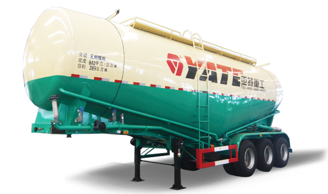 半掛式粉粒物料車(chē)—TZ9407GFLBTZ9400GXH